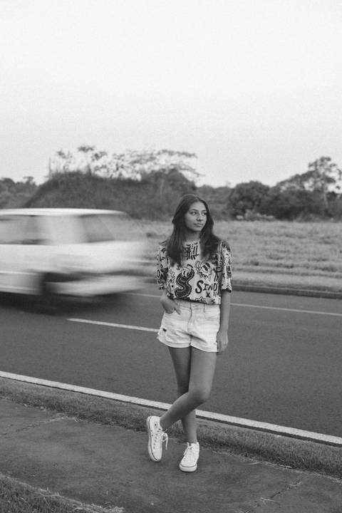 Ensaio feminino urbano'