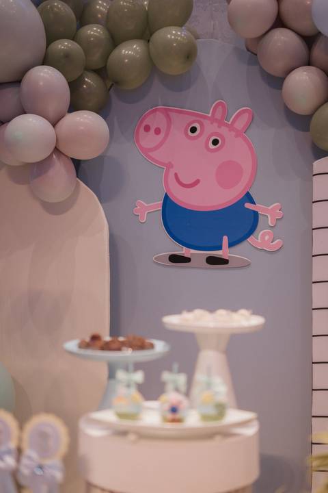 Aniversário infantil com tema de Peppa Pig'