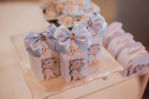 Aniversário infantil com tema de ursinho aviador'