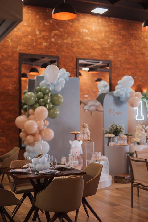 Aniversário infantil com tema de ursinho aviador'