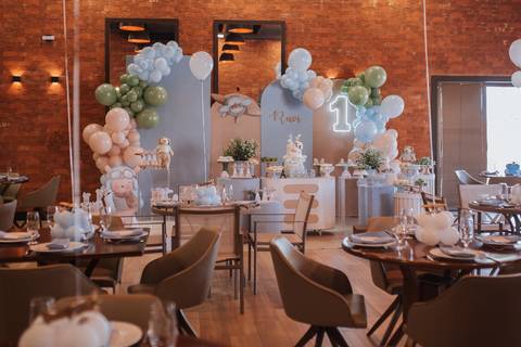 Aniversário infantil com tema de ursinho aviador'