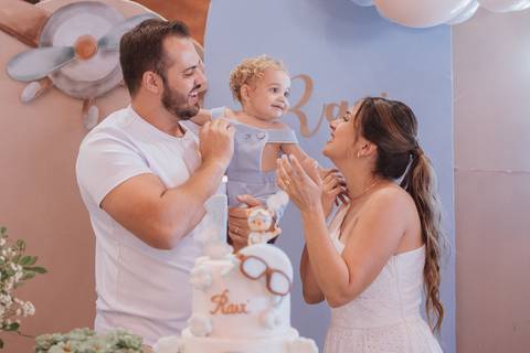 Aniversário infantil com tema de ursinho aviador'