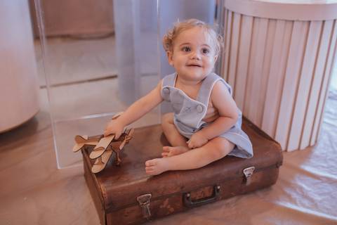 Aniversário infantil com tema de ursinho aviador'