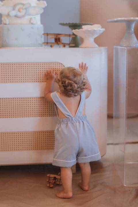 Aniversário infantil com tema de ursinho aviador'