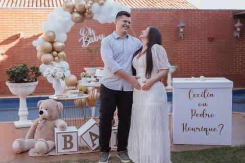 Inspiração de Chá revelação de dia '