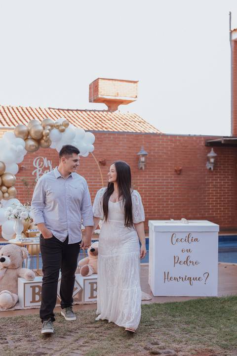 Inspiração de Chá revelação de dia '