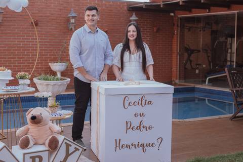 Inspiração de Chá revelação de dia '