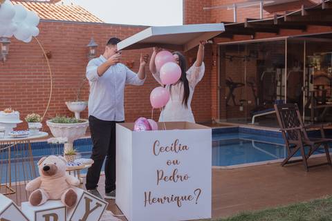 Inspiração de Chá revelação de dia '