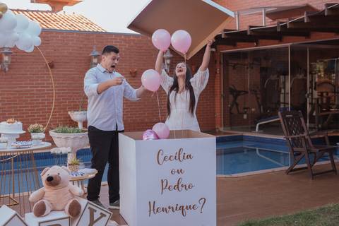 Inspiração de Chá revelação de dia '