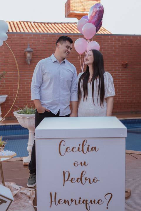 Inspiração de Chá revelação de dia '