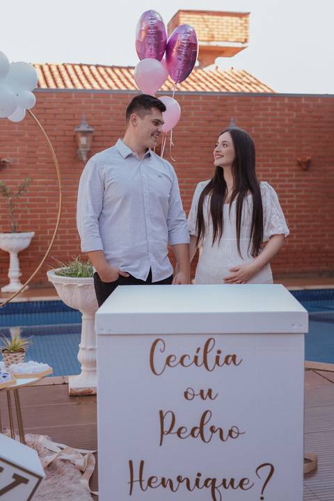 Inspiração de Chá revelação de dia '