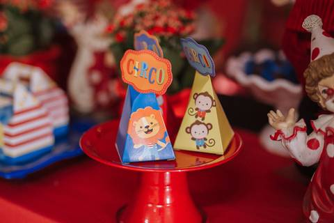 Aniversário infantil com tema de Circo'