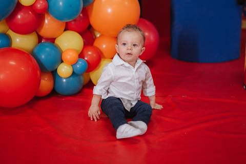 Aniversário infantil com tema de Circo'