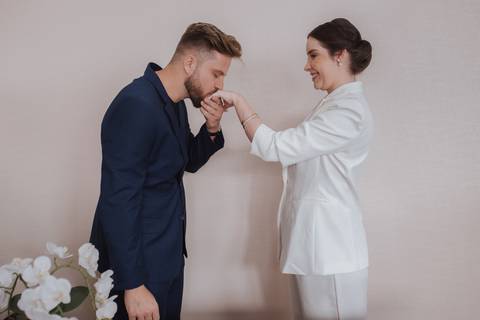 casamento civil intimista'