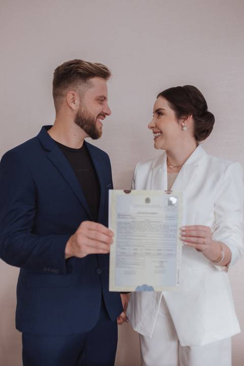 casamento civil intimista'