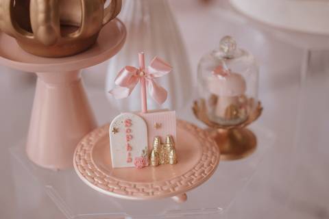 Aniversário infantil com tema de princesa'