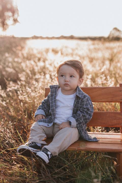 ensaio em família no campo'