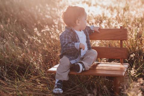 ensaio em família no campo'