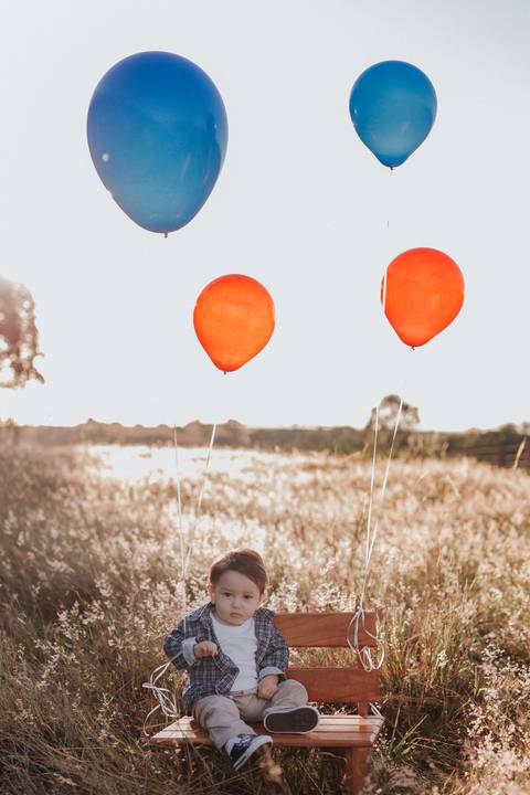 ensaio em família no campo'