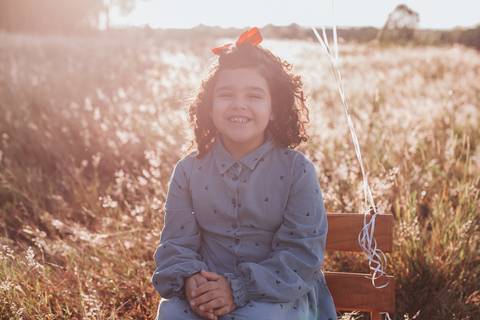 ensaio em família no campo'