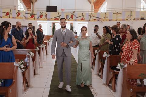 Inspiração de casamento intimista na igreja '