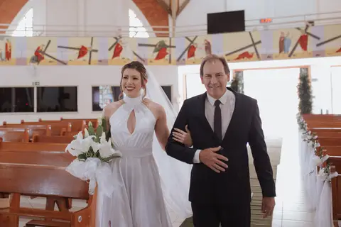 Inspiração de casamento intimista na igreja '