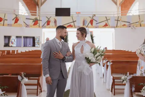 Inspiração de casamento intimista na igreja '