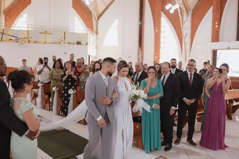Inspiração de casamento intimista na igreja '