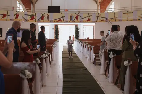 Inspiração de casamento intimista na igreja '