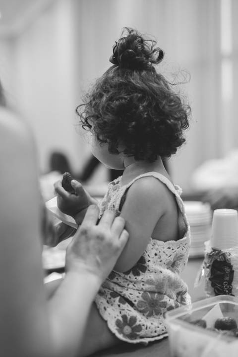 Aniversário infantil com tema de Trolls'