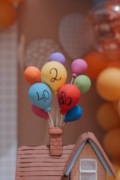 Aniversário infantil com tema UP ALTAS AVENTURAS'