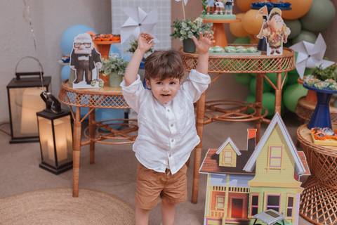 Aniversário infantil com tema UP ALTAS AVENTURAS'