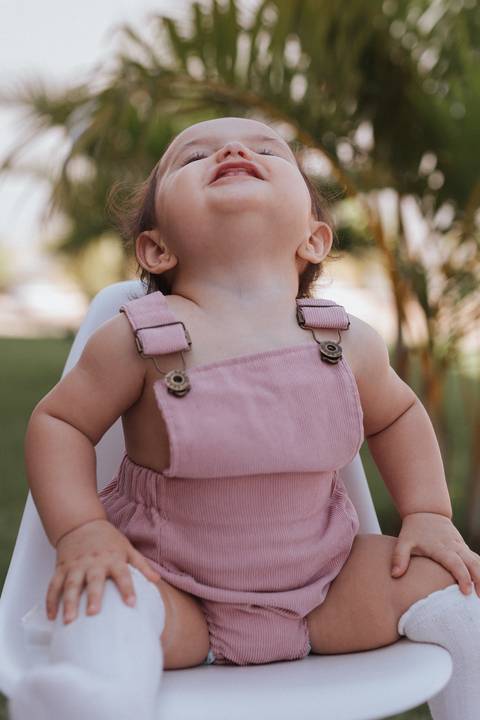 Smash the cake para meninas no campo'