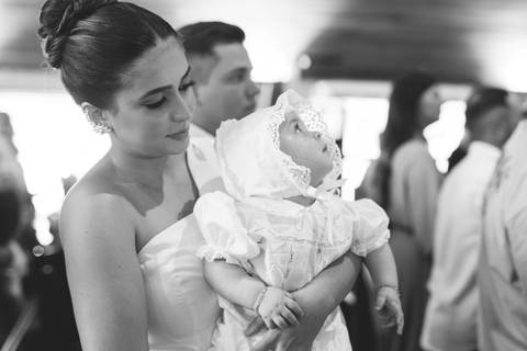 Cerimônia de batizado'