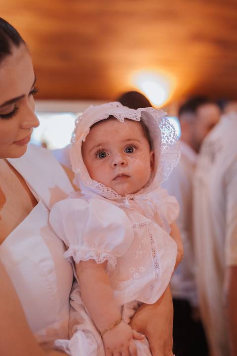 Cerimônia de batizado'