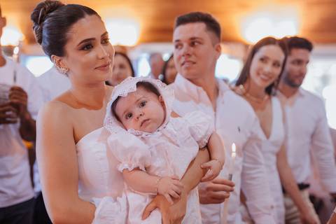 Cerimônia de batizado'