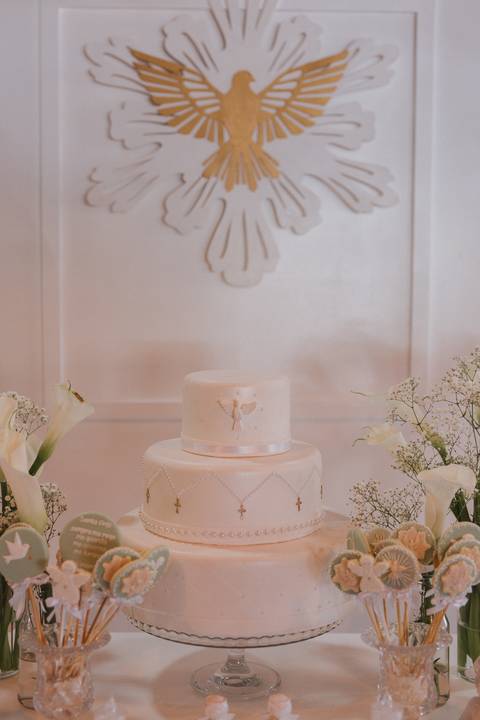 Decoração de batizado'