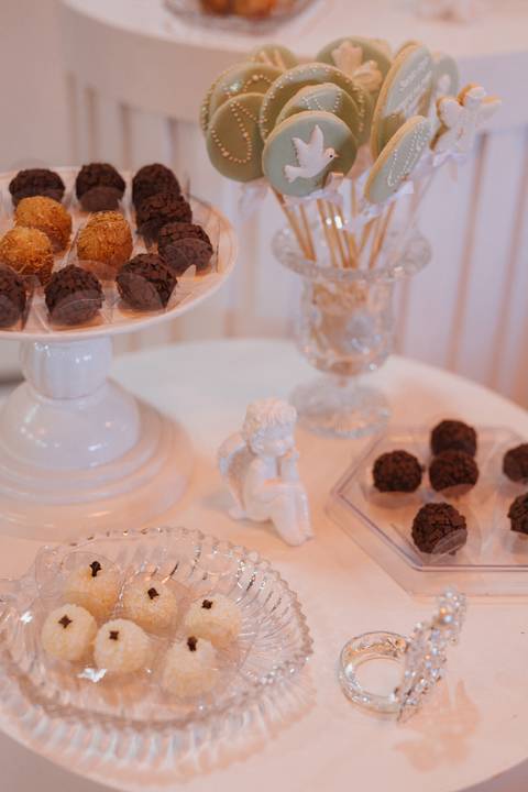 Decoração de batizado'