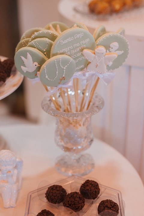 Decoração de batizado'