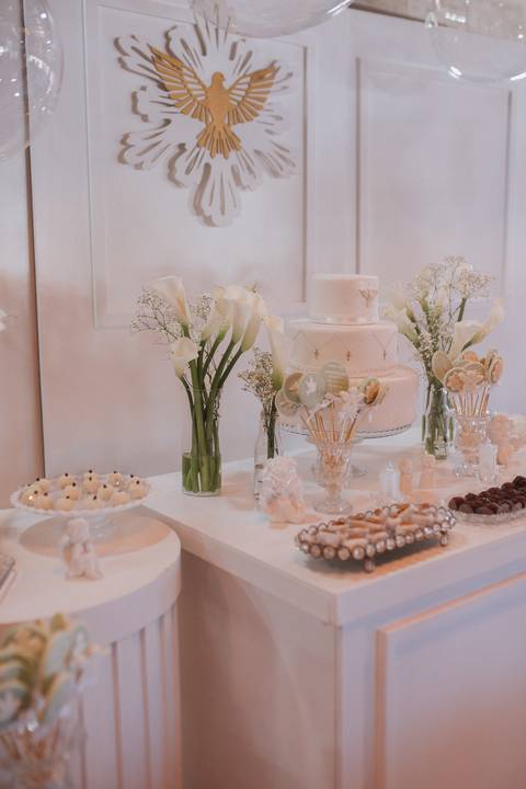 Decoração de batizado'