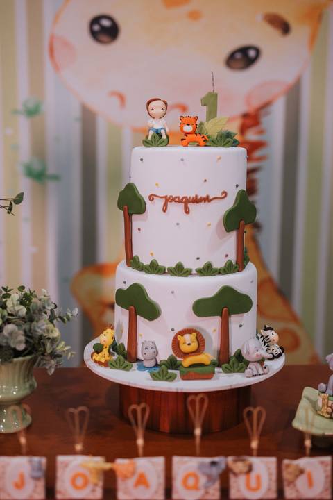 Aniversário infantil com tema de safari'