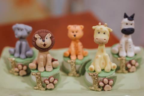 Aniversário infantil com tema de safari'