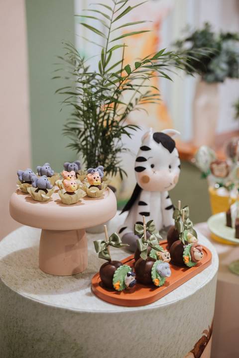 Aniversário infantil com tema de safari'