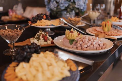 chá de bebe minimalista'