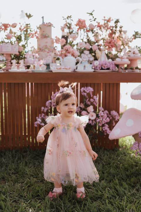 Aniversário infantil com tema jardim '