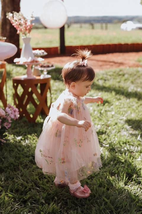 Aniversário infantil com tema jardim '