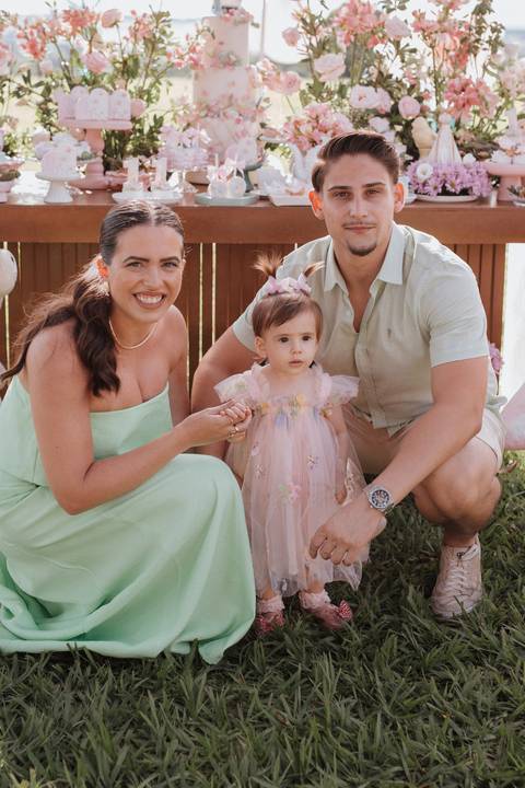 Aniversário infantil com tema jardim '