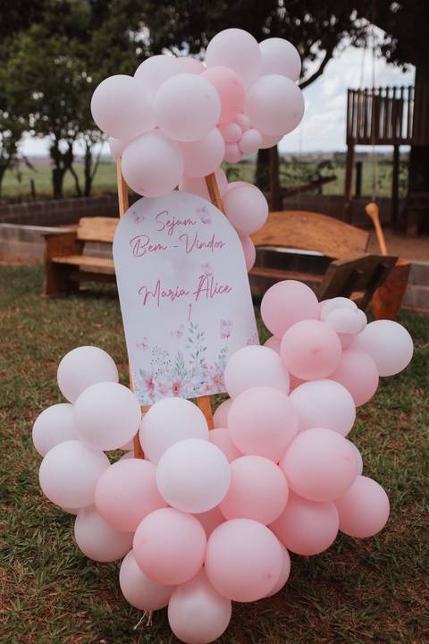 Aniversário infantil com tema jardim '