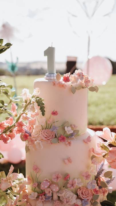 Aniversário infantil com tema jardim '