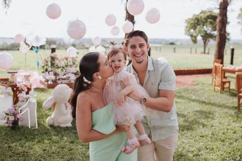 Aniversário infantil com tema jardim '